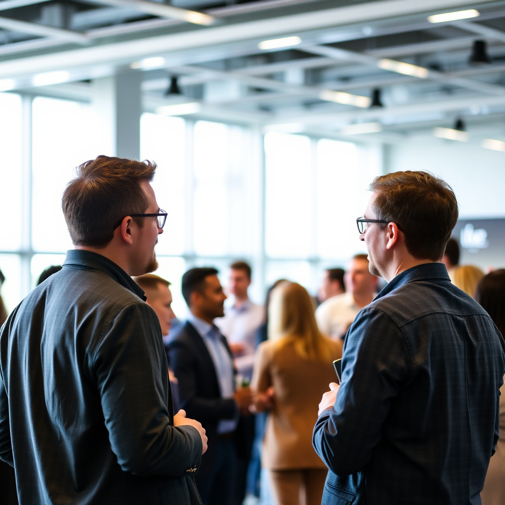 Profesyonel networking etkinliği, iş insanları buluşması, ağ oluşturma aktiviteleri